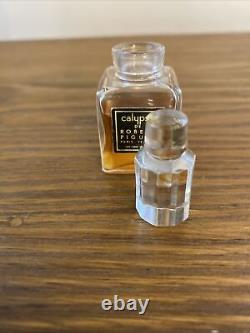 Ultra Rare Bottle Vintage Calypso De Robert Piguet 1/4 Oz Splash France READ