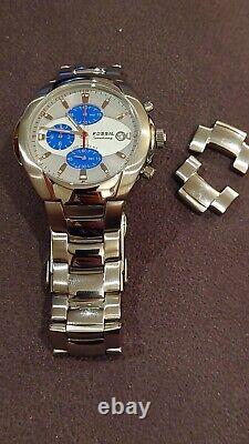 Ultra Rare Boxed Vintage Mens Fossil Speedway Chrono Watch-CH-2364. New? Unworn