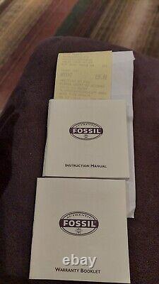 Ultra Rare Boxed Vintage Mens Fossil Speedway Chrono Watch-CH-2364. New? Unworn