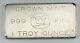 Ultra Rare Crown Mint Vintage 1 Oz Silver Bar. 999 Fine Original Og Crown Stamp