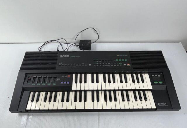 Ultra Rare Casio Dm-100 Vintage Dual Keyboard Tested