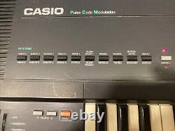 Ultra Rare Casio Dm-100 Vintage Dual keyboard TESTED Holy Grail. Sampling