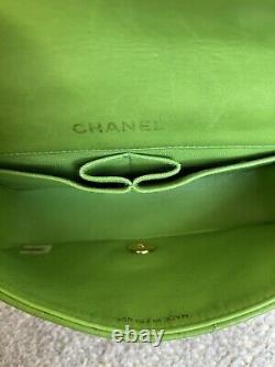 Ultra Rare Chanel Mini Rectangular Flap Bag Vintage 24k Gold HW