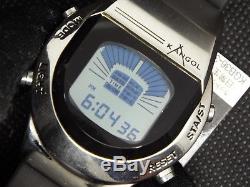 Ultra Rare Citizen Kangol Vintage Digital Watch D826-l19117 Y Nos Crystal Cut