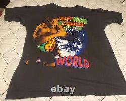 Ultra Rare Grail Vintage 1995 Mike Tyson All Over Print Rap T-shirt Mens Size XL