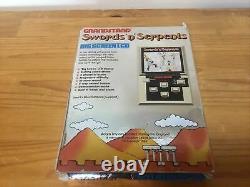 Ultra Rare Grandstand Swords'n' Serpents 1983 Vintage LCD Electronic Game Boxed