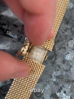 Ultra Rare Limited Edition Vintage Women's Gold Watch with Diamonds