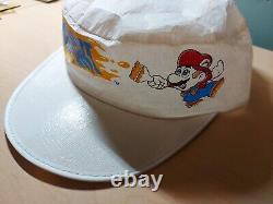 Ultra Rare Mario Paint Painters Cap Hat Nintendo Power Promo 1992 SNES Vintage