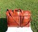 Ultra Rare Minty Vintage Brown Tumi Leather Expandable Briefcase Laptop Bag