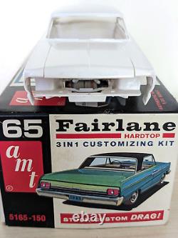 Ultra Rare! Original Vintage Amt 1965 Ford Fairlane Kit Complete Gorgeous