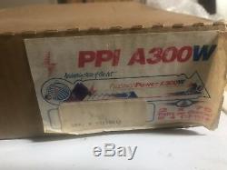 Ultra Rare PPI A300 Full White Art NOS Old School Car Stereo Amplifier Vintage