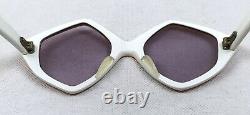 Ultra-Rare Party Sunglasses Vintage Diamond Eye Mid-Century Frame 50S France NOS