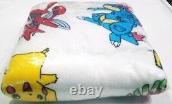 Ultra Rare Sealed Vintage 1995 Pokemon 1st Edition Full Size Blanket By Nintendo