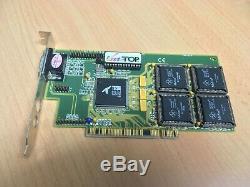 Ultra Rare TSENG LABS ET6100 ViewTOP 6000 4MB Vintage PCI Video Graphics Card