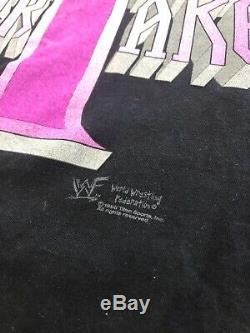 Ultra Rare The Undertaker Wwe Wwf Attitude Era Vintage Long Sleeve Shirt