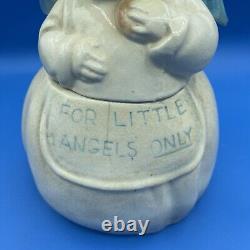 Ultra Rare Vintage 1956 Brush McCoy Pottery Little Angels Cookie Jar W17 USA