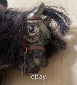 Ultra Rare Vintage 1960s Plastech Norman Thelwell Dapple Pony & Rider Toy Vgc