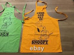 Ultra Rare Vintage 1960s SNOOPY Snoopy Apron SPRUCE Original & Collectible