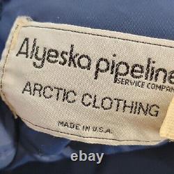 Ultra Rare Vintage 1970s Alyeska Pipeline Goose Down Snow Pants Men Sz Medium