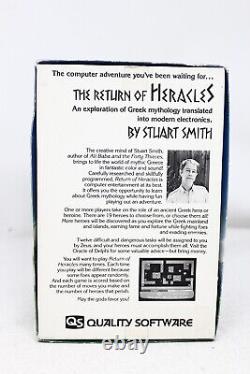 Ultra Rare Vintage 1983 Atari Game Return of Heracles by Stuart Smith CIB/NM