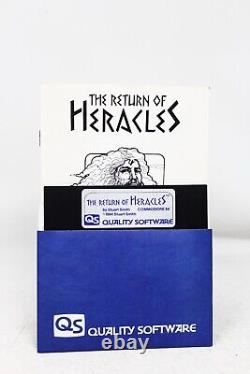 Ultra Rare Vintage 1983 Atari Game Return of Heracles by Stuart Smith CIB/NM