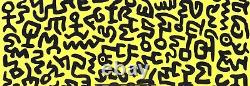 Ultra Rare / Vintage 1989 Keith Haring's Very Large Lithograph / Poster