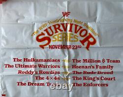 Ultra Rare Vintage 1989 WWF Promo Survivor Series Survival Kit Complete w Poster