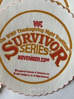 Ultra Rare Vintage 1989 WWF Promo Survivor Series Survival Kit Complete w Poster