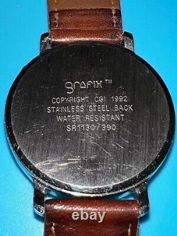 Ultra Rare Vintage 1992 Grafix CGI LCD Star Trek Watch Collectible