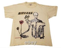 Ultra Rare Vintage 1994 Nirvana Incesticide Shirt, Sz XL Single Stitch Cobain