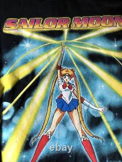 Ultra Rare Vintage 1999 Sailor Moon Naoko Takeuchi Kodansha Anime T-shirt Sz XL