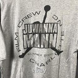 Ultra Rare Vintage 2000 JUWANNA MANN Film Crew Movie T Shirt Men's XL Tee Y2K