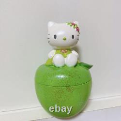 Ultra Rare Vintage 2002 Hello Kitty Green Apple Trinket Box