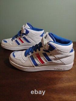 Ultra Rare Vintage 2009 Adidas Roster skate boarding shoes Size 9 High Top