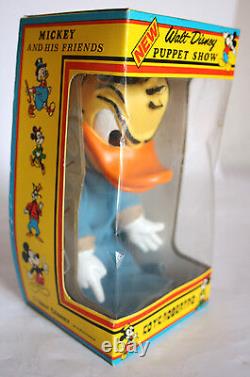 Ultra Rare Vintage 70's Donald Duck Hand Puppet Disney Greece Greek Voyot New