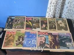 Ultra Rare Vintage 70's Rock Magazines Lot (11) In Excellent Cond! No Labels