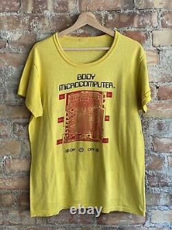 Ultra Rare Vintage 70s Body MicroComputer Electronic Control Unit t shirt GRAIL