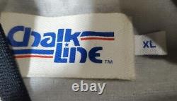 Ultra Rare Vintage 80's Chalk Line Purdue Boilermakers Satin Jacket Mens Size XL