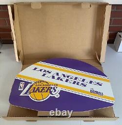 Ultra Rare Vintage 80s Early 90s Lakers Premium Mini Board Basketball Hoop NEW