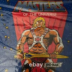 Ultra Rare Vintage'83 He Man Pennant Master Of The Universe Argentina Made Motu