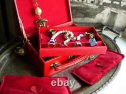 Ultra Rare Vintage ASPREY Jewelry Box Travel Case Trunk Boite Travel Accessory