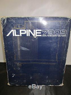 Ultra Rare Vintage Alpine 7909 AM FM CD Stereo Radio NOS USA Model