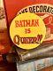 Ultra Rare Vintage Batman 1960's Pinback Pin Button-batman Is Queer- 3-3/8