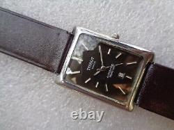 Ultra Rare Vintage Brown Dial Swiss Tissot Seastar Automatic Unisex Wristwatch