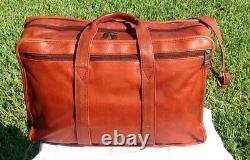 Ultra Rare Vintage Brown TUMI Alpha Leather Expandable Briefcase Laptop Bag