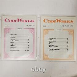 Ultra-Rare Vintage CodeWorks Magazine Complete Set 1985-1990 30 Issues