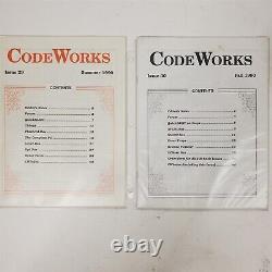 Ultra-Rare Vintage CodeWorks Magazine Complete Set 1985-1990 30 Issues