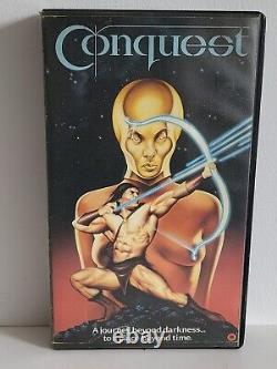Ultra Rare Vintage Conquest 1983 BETAMAX, Beta 83 Mins Fantasy Not VHS