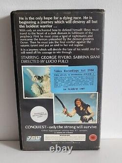 Ultra Rare Vintage Conquest 1983 BETAMAX, Beta 83 Mins Fantasy Not VHS