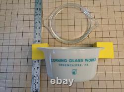 Ultra Rare Vintage Corning Glass Works Pyrex PA Employee Event Dish with Lid